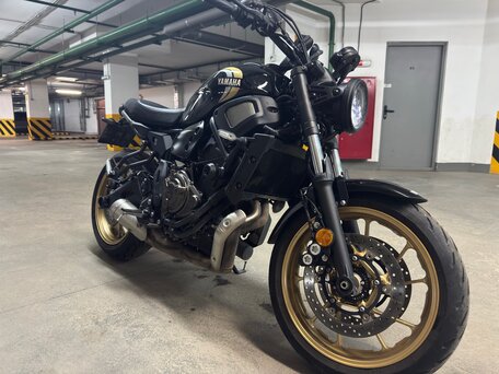 2023 Yamaha XSR700, чёрный, 819000 рублей, вид 3