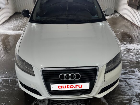 2008 Audi A3 II (8P) Рестайлинг 2, белый, 650000 рублей
