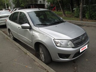 2015 Lada (ВАЗ) Granta I, серебристый, 410000 рублей, вид 2