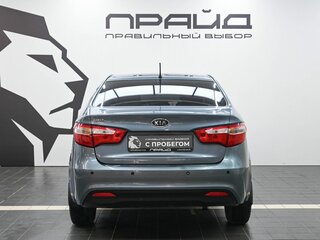 2012 Kia Rio 5-speed III, голубой, 659900 рублей, вид 4