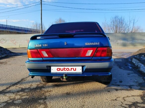 2004 Lada (ВАЗ) 2115, синий, 300000 рублей - вид 12