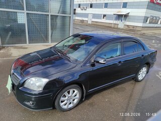 2008 Toyota Avensis II Рестайлинг, чёрный, 777000 рублей, вид 2