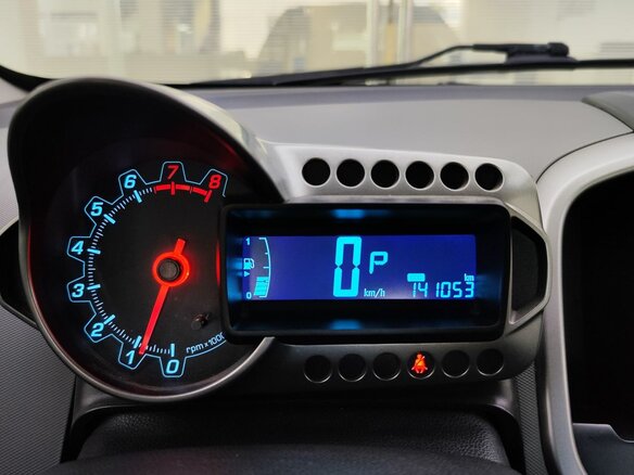 2012 Chevrolet Aveo II, синий, 649000 рублей - вид 12