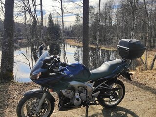 2004 Yamaha FZ6, синий, 385000 рублей, вид 1