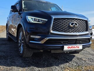 2019 Infiniti QX80 I Рестайлинг 2, синий, 4200000 рублей, вид 5