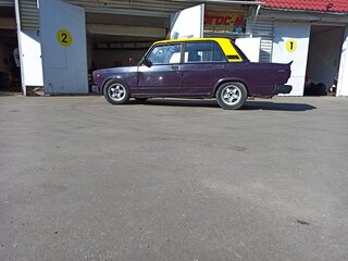 2002 Lada (ВАЗ) 2107, фиолетовый, 130000 рублей, вид 3