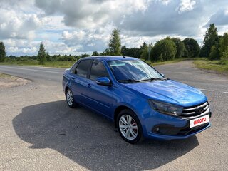 2022 Lada (ВАЗ) Granta I Рестайлинг, синий, 870000 рублей, вид 2