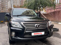 2014 Lexus LX 570 III Рестайлинг, чёрный - вид 1