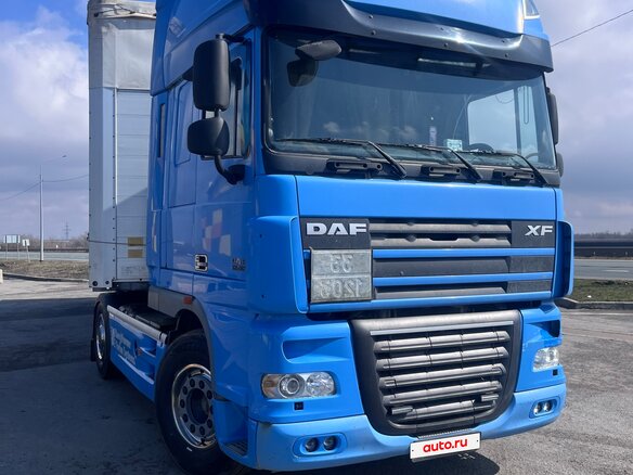 2012 DAF XF 105, синий, 6500000 рублей