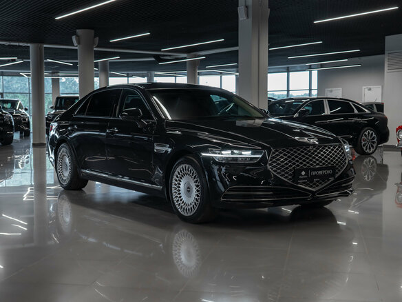 2019 Genesis G90 I Рестайлинг, чёрный, 2690000 рублей - вид 1