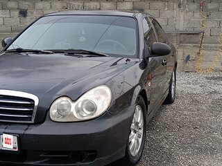 2005 Hyundai Sonata ТагАЗ IV (EF) Рестайлинг, чёрный, 210000 рублей, вид 1