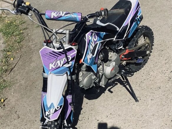 2024 Kayo Mini KMB YX125EM, синий, 70000 рублей - вид 1