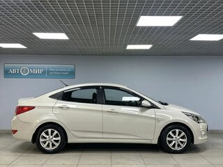 2015 Hyundai Solaris I Рестайлинг, бежевый, 1119000 рублей, вид 4