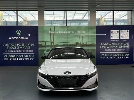 2022 Hyundai Elantra VII (CN7), белый, 1722600 рублей, вид 2