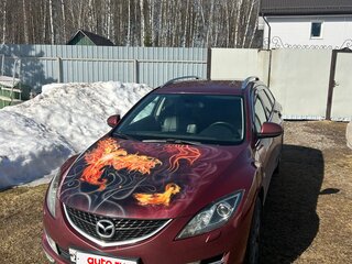 2008 Mazda 6 II (GH), красный, 850000 рублей, вид 5