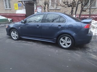 2008 Mitsubishi Lancer X, синий, 640000 рублей, вид 5