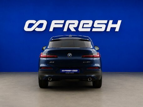 2018 BMW X4 20d II (G02), синий, 3899077 рублей, вид 4