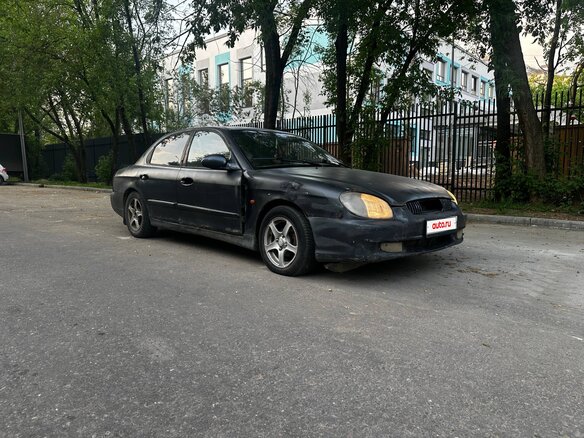 2000 Hyundai Sonata IV (EF), серый - вид 1