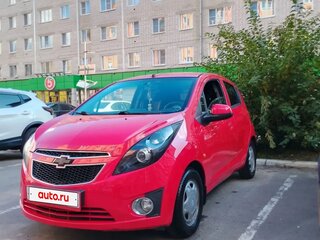 2011 Chevrolet Spark III, красный, 520000 рублей, вид 1