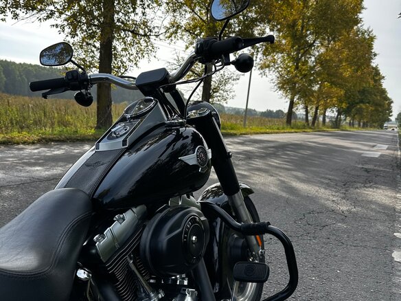 2010 Harley-Davidson Fat Boy, чёрный, 999000 рублей - вид 15