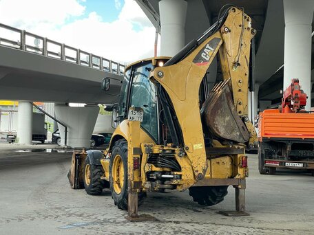 2011 Caterpillar 428, жёлтый, 3675000 рублей, вид 3