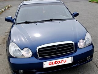 2006 Hyundai Sonata ТагАЗ IV (EF) Рестайлинг, синий, 450000 рублей, вид 1