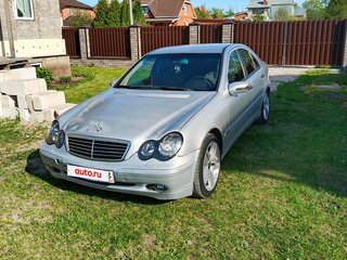 2002 Mercedes-Benz C-Класс 180 II (W203), серебристый, 360000 рублей, вид 1