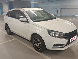 2019 Lada (ВАЗ) Vesta SW I, белый, 900000 рублей, вид 2
