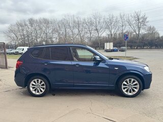 2013 BMW X3 35d xDrive II (F25), синий, 3000000 рублей, вид 4