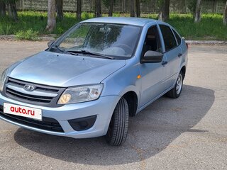 2014 Lada (ВАЗ) Granta I, голубой, 340000 рублей, вид 1