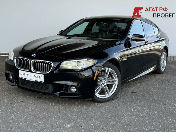 2016 BMW 5 серии 528i xDrive VI (F10/F11/F07) Рестайлинг, чёрный, 1890000 рублей