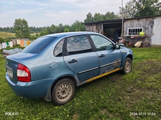 2008 Lada (ВАЗ) Kalina I, серый, 115000 рублей, вид 4