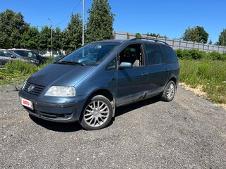 2002 Volkswagen Sharan I Рестайлинг, синий, 480000 рублей, вид 1