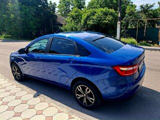 2021 Lada (ВАЗ) Vesta I, синий, 1300000 рублей, вид 5