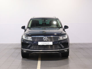 2015 Volkswagen Touareg II Рестайлинг, синий, 2399000 рублей, вид 3