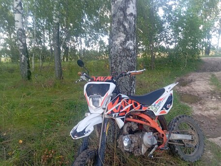 2024 Kayo Basic TT125, белый, 65000 рублей, вид 4