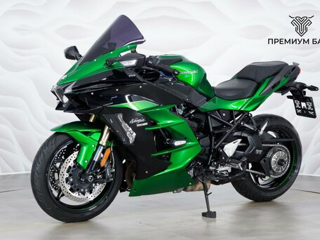 2018 Kawasaki Ninja H2 SX, зелёный, 1450000 рублей, вид 3