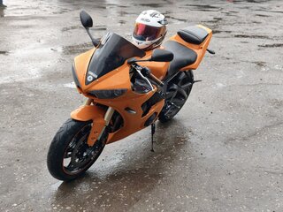 2005 Yamaha YZF-R6, оранжевый, 490000 рублей, вид 4