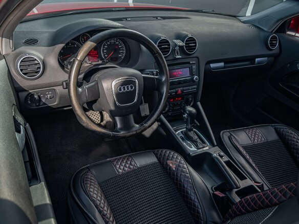 2007 Audi A3 II (8P) Рестайлинг 1, красный, 754000 рублей - вид 5