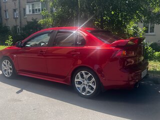 2008 Mitsubishi Lancer X, красный, 1050000 рублей, вид 4