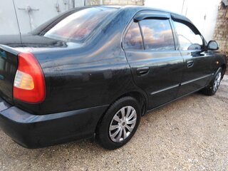 2011 Hyundai Accent ТагАЗ II, чёрный, 410000 рублей, вид 3