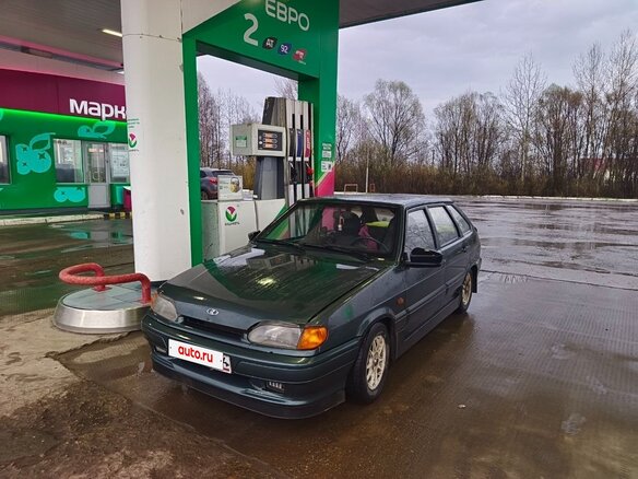 2007 Lada (ВАЗ) 2114, зелёный, 179990 рублей