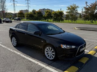2013 Mitsubishi Lancer X Рестайлинг, чёрный, 830000 рублей, вид 2