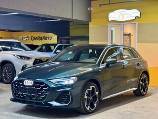 2026 Audi A3 Sportback 35 TFSI IV (8Y) Рестайлинг, зелёный, 3499000 рублей, вид 4