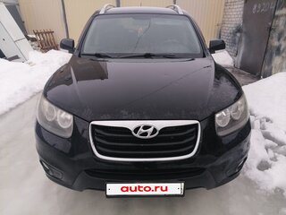 2010 Hyundai Santa Fe II Рестайлинг, чёрный, 950000 рублей, вид 1