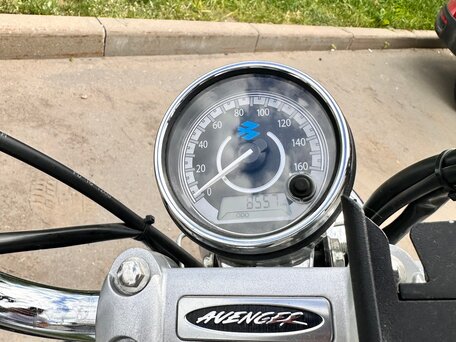 2017 Bajaj Avenger, чёрный, 180000 рублей, вид 3