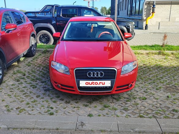 2006 Audi A4 III (B7), красный, 700000 рублей