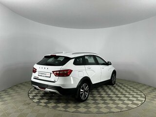2019 Lada (ВАЗ) Vesta SW Cross I, белый, 839000 рублей, вид 5