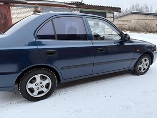 2008 Hyundai Accent ТагАЗ II, синий, 660000 рублей, вид 3