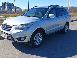 2011 Hyundai Santa Fe II Рестайлинг, серебристый, 1540000 рублей, вид 1